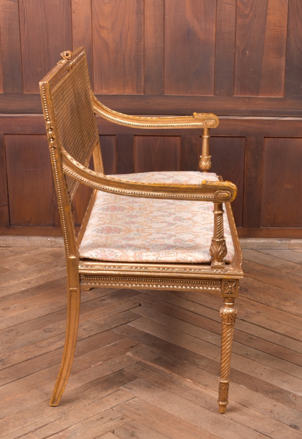 Carved Gilt Bergere Sofa View XXII