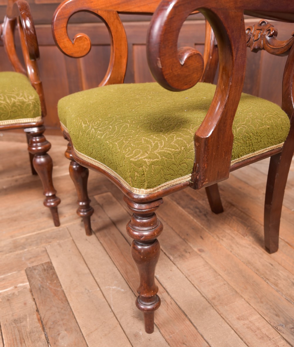Pair of Balloon Back arm chairs View V