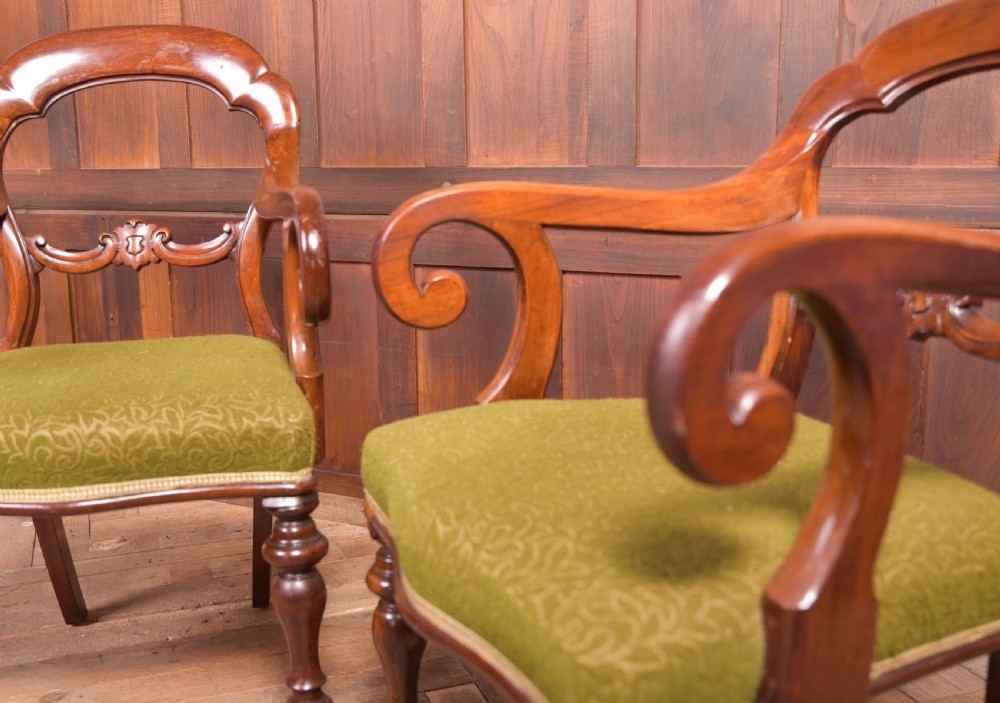 Pair of Balloon Back arm chairs View VI