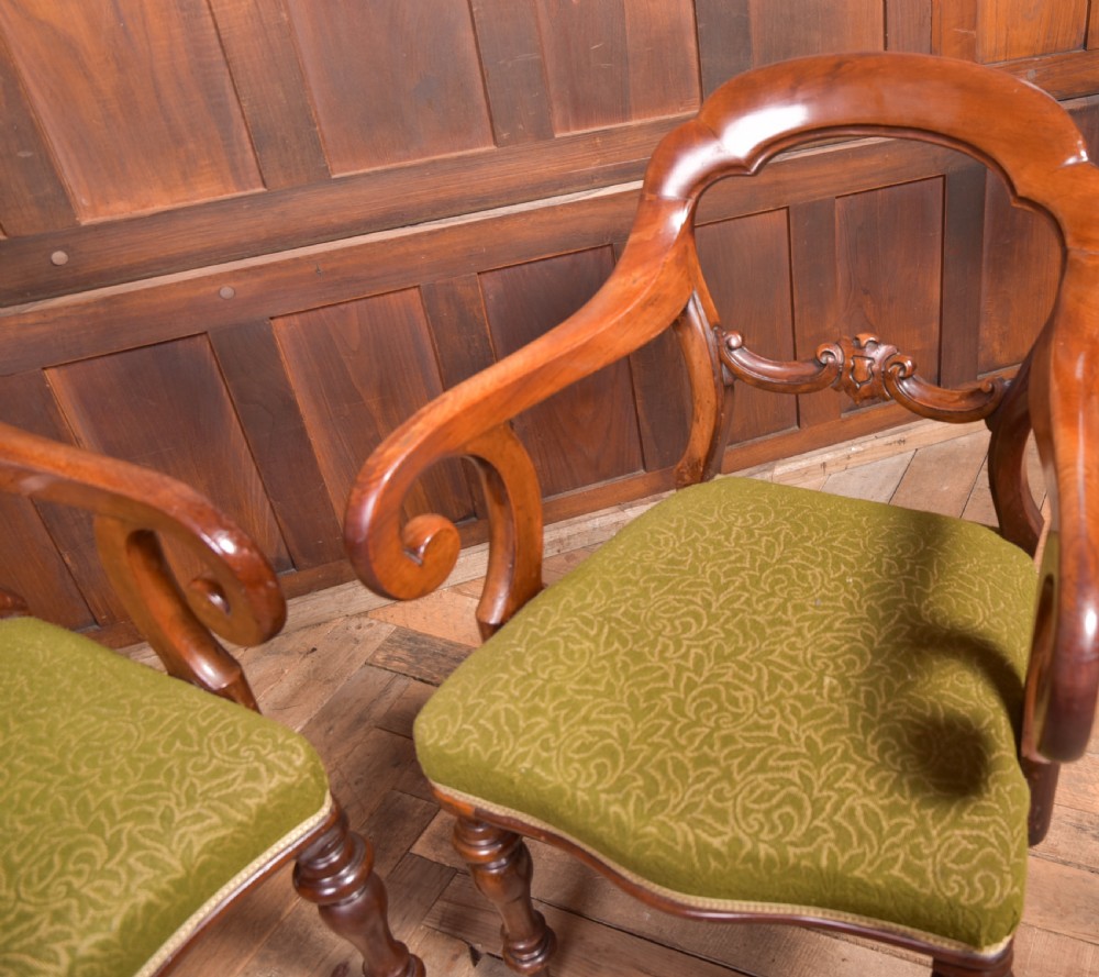Pair of Balloon Back arm chairs View VII
