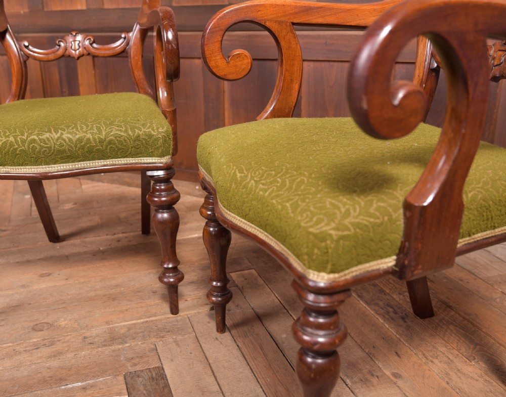 Pair of Balloon Back arm chairs View IX