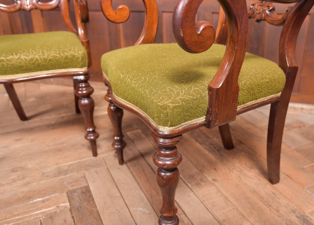 Pair of Balloon Back arm chairs View X