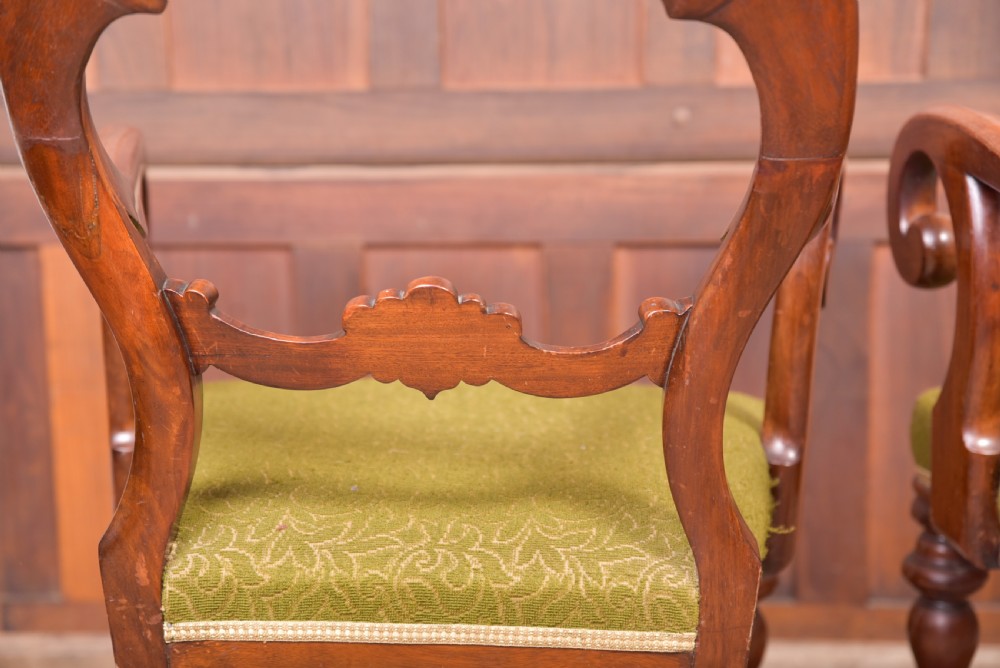 Pair of Balloon Back arm chairs View XIV