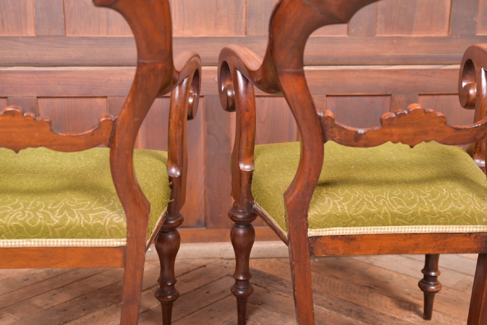 Pair of Balloon Back arm chairs View XV
