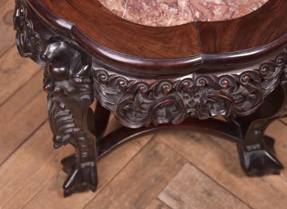 Chinese Carved Plant Stand View III