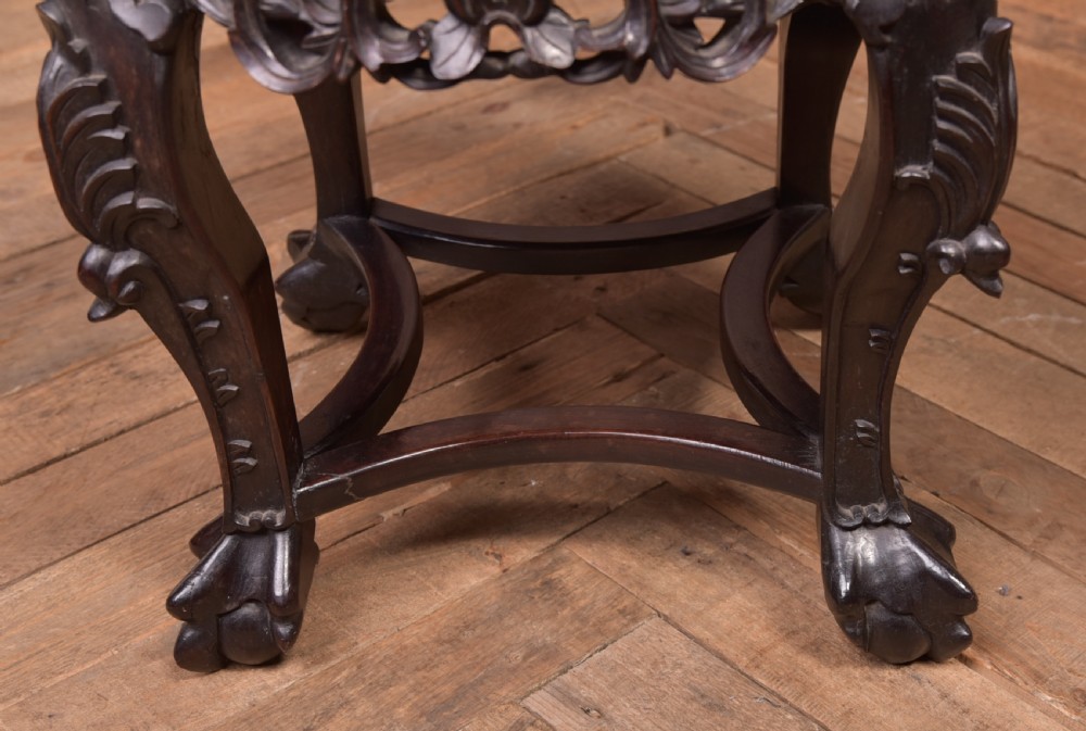 Chinese Carved Plant Stand View VI