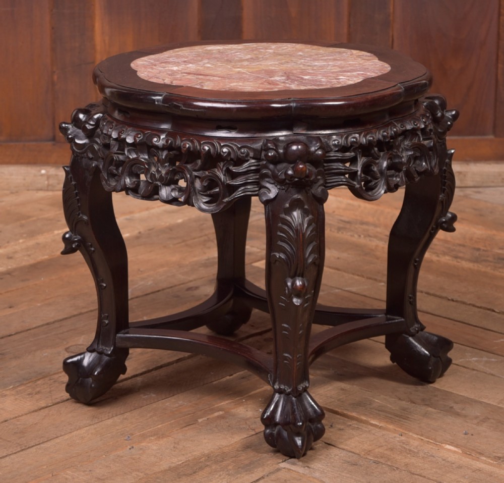 Chinese Carved Plant Stand View VII
