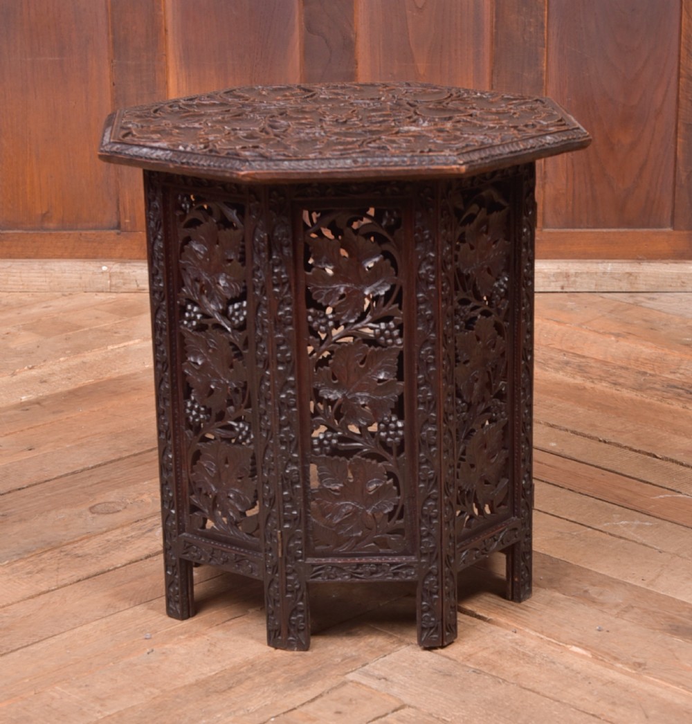 Eastern Hardwood Carved Table