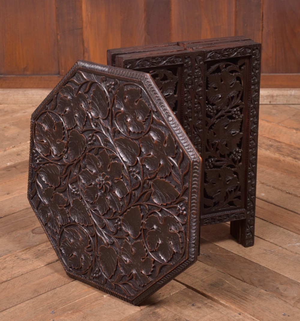 Eastern Hardwood Carved Table View II