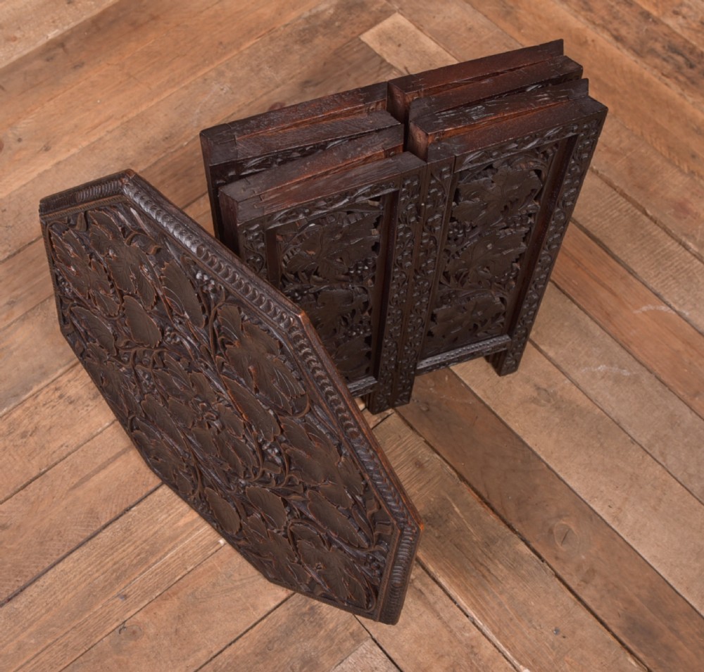 Eastern Hardwood Carved Table View III