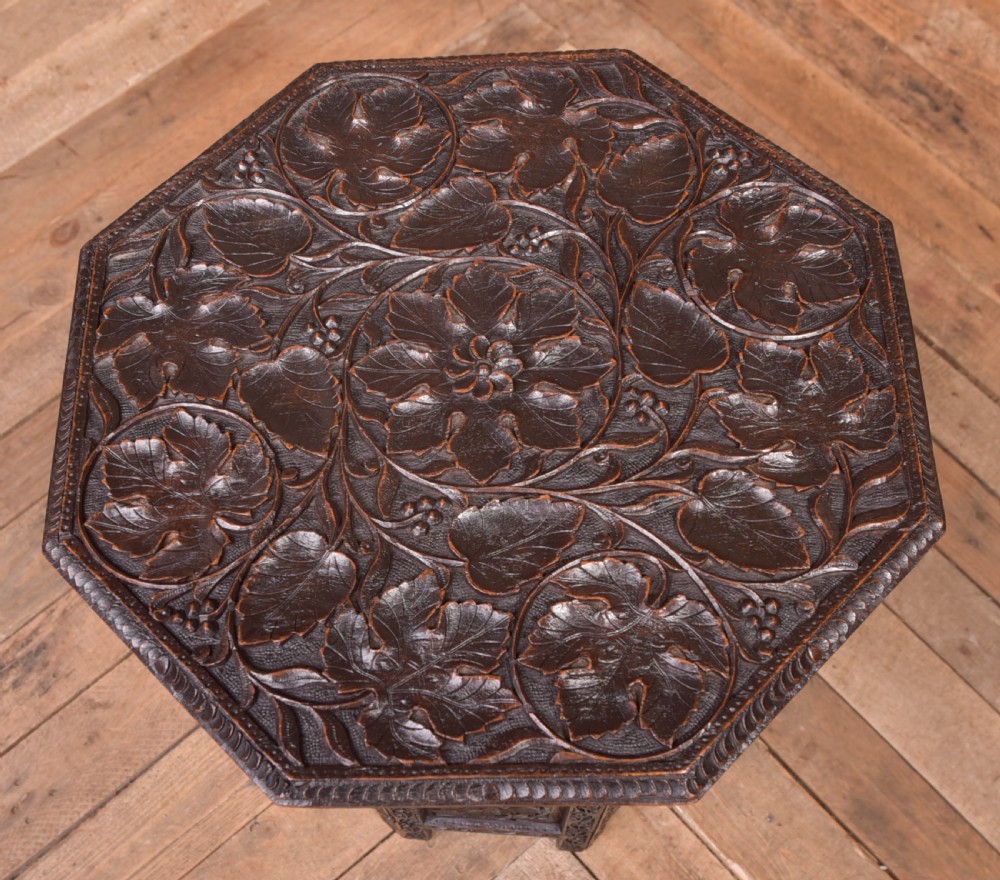 Eastern Hardwood Carved Table View V