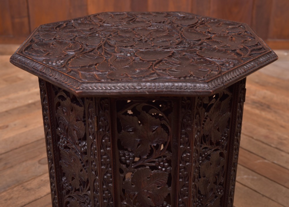 Eastern Hardwood Carved Table View VII