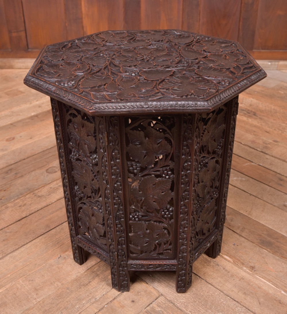 Eastern Hardwood Carved Table View VIII