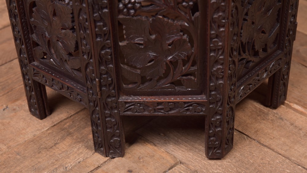 Eastern Hardwood Carved Table View IX