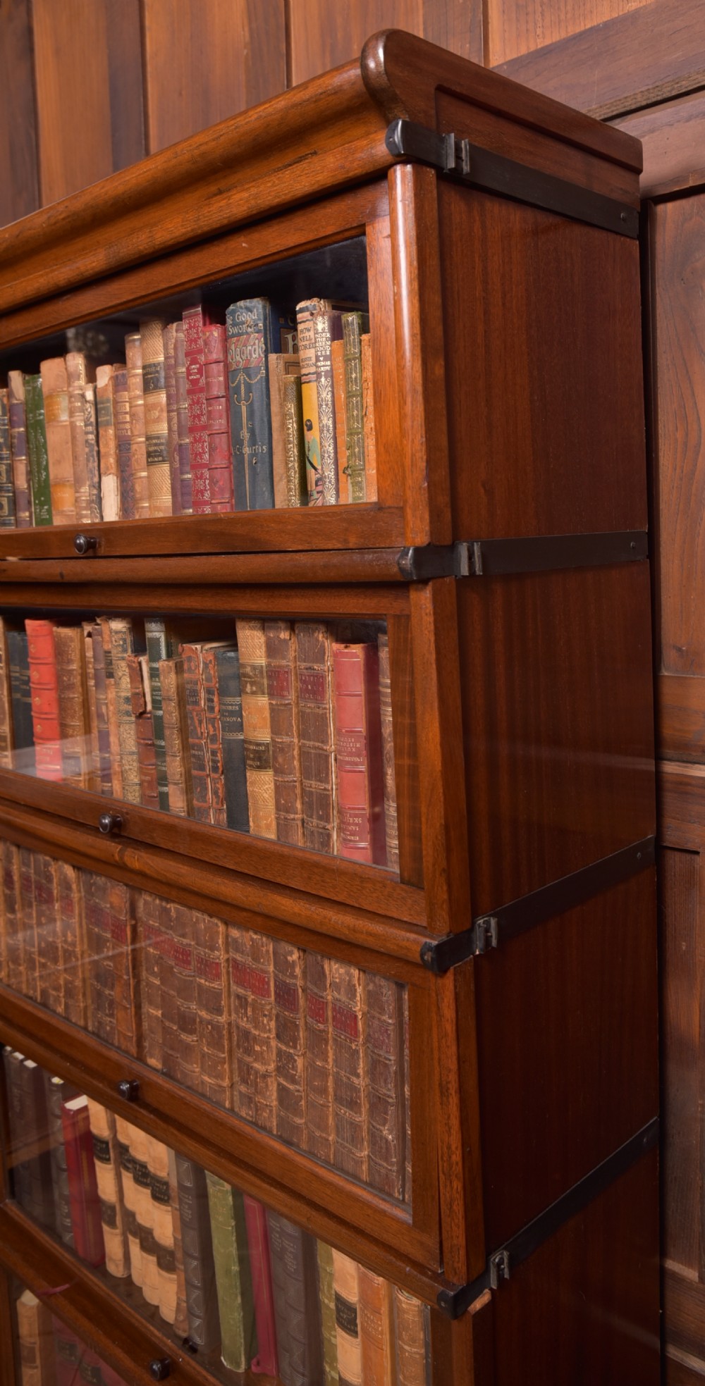 Edwardian Mahogany Globe Wernicke 5 Section Bookcase View IX
