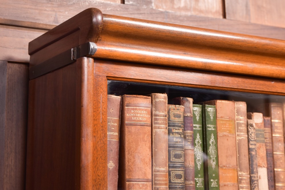 Edwardian Mahogany Globe Wernicke 5 Section Bookcase View XV