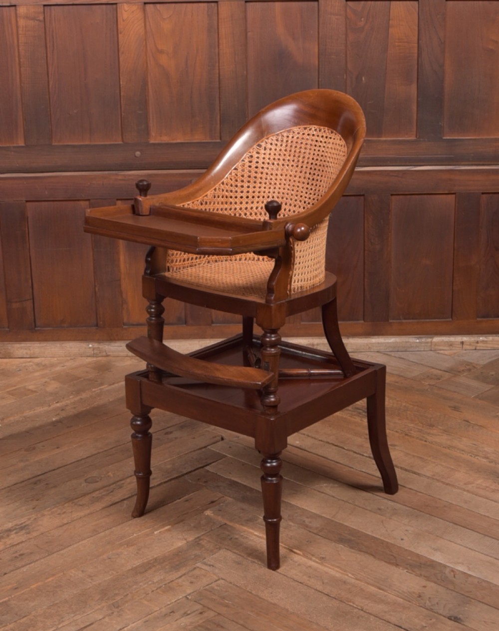 Edwardian Bergere High Chair