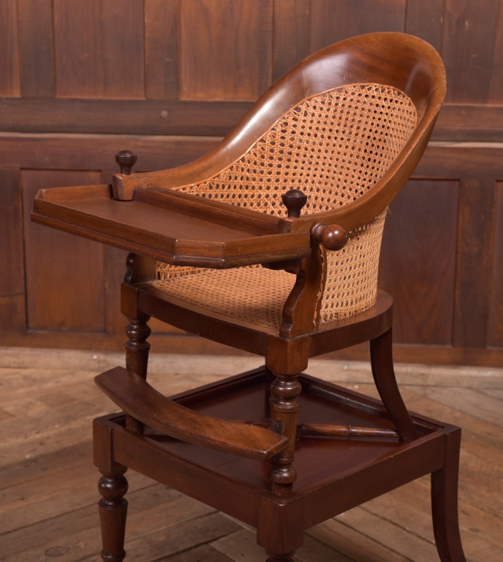Edwardian Bergere High Chair View II