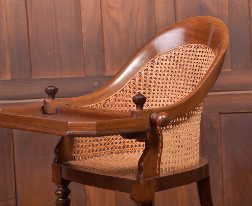 Edwardian Bergere High Chair View III