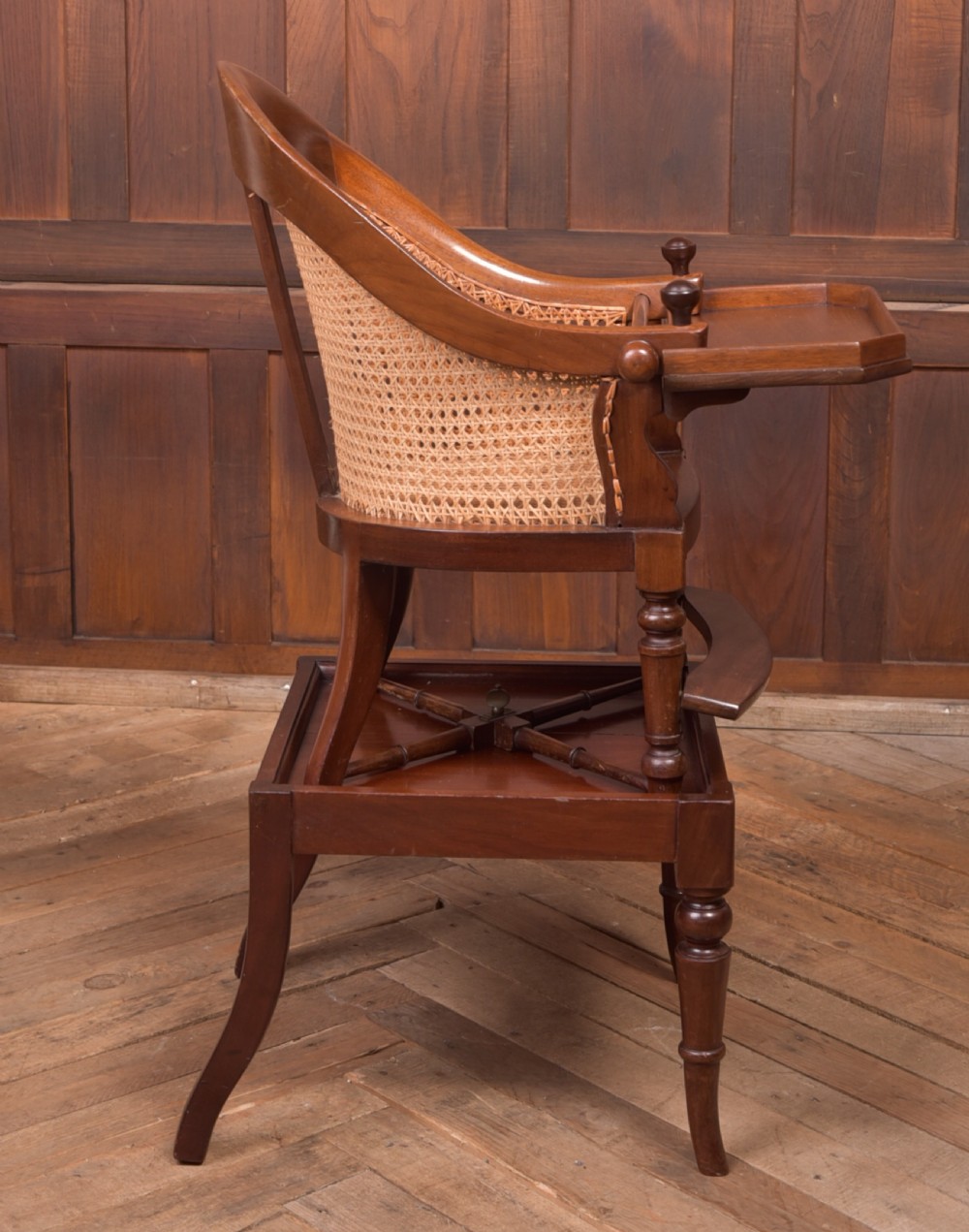 Edwardian Bergere High Chair View V