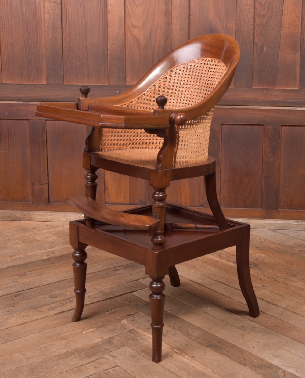 Edwardian Bergere High Chair View VI