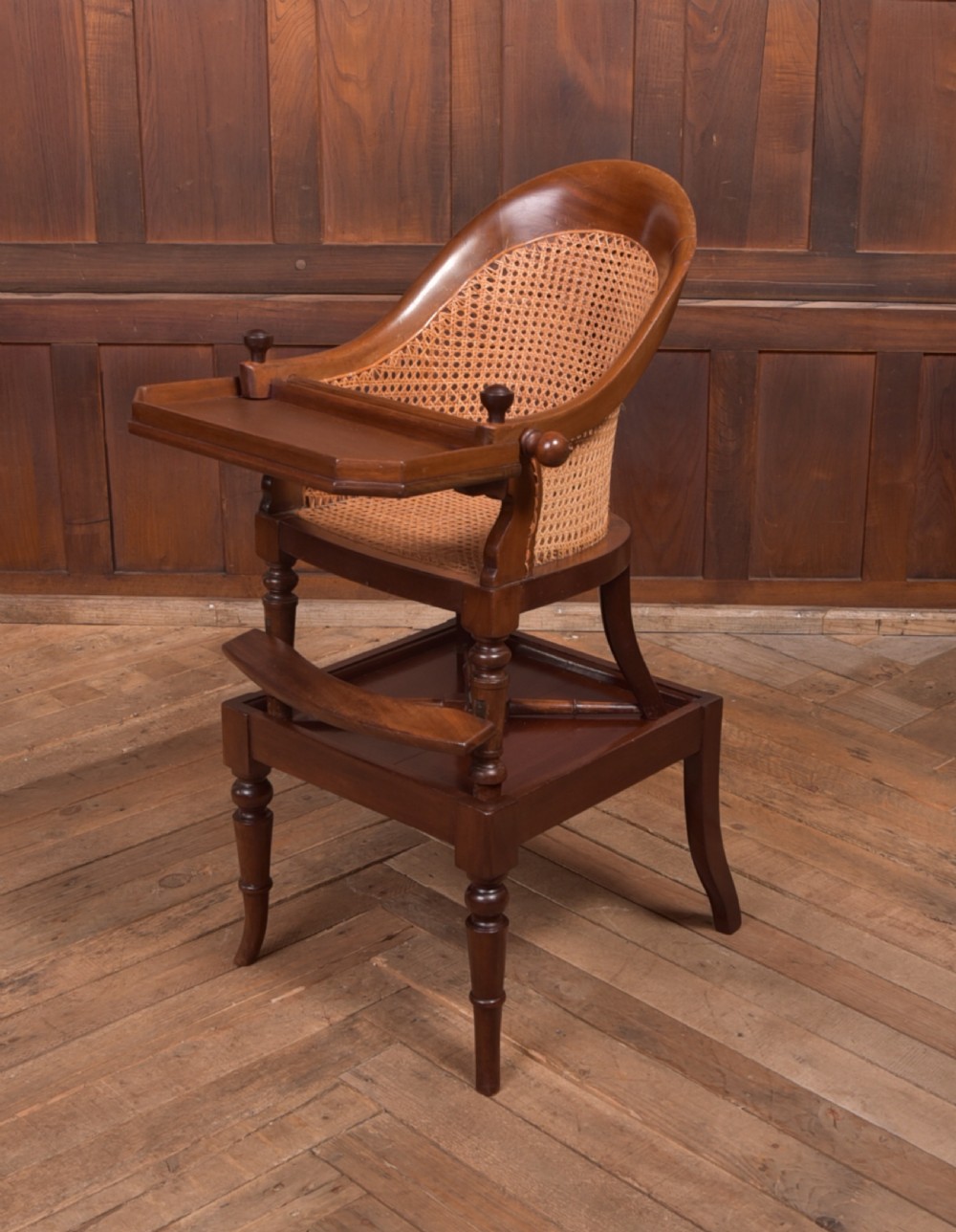 Edwardian Bergere High Chair View IX