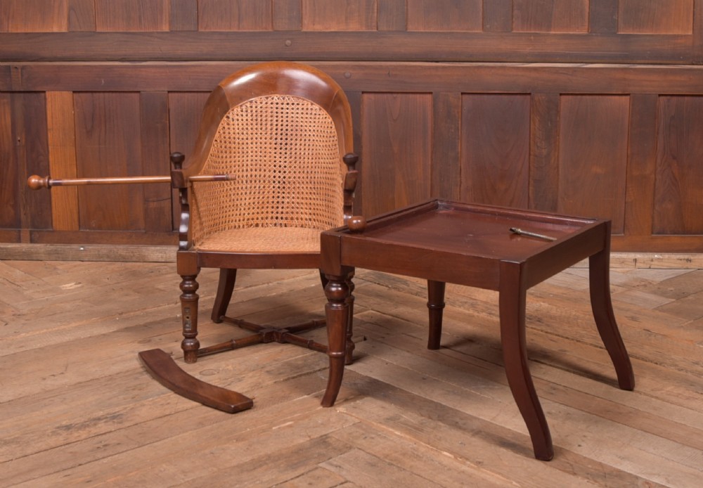 Edwardian Bergere High Chair View XIII