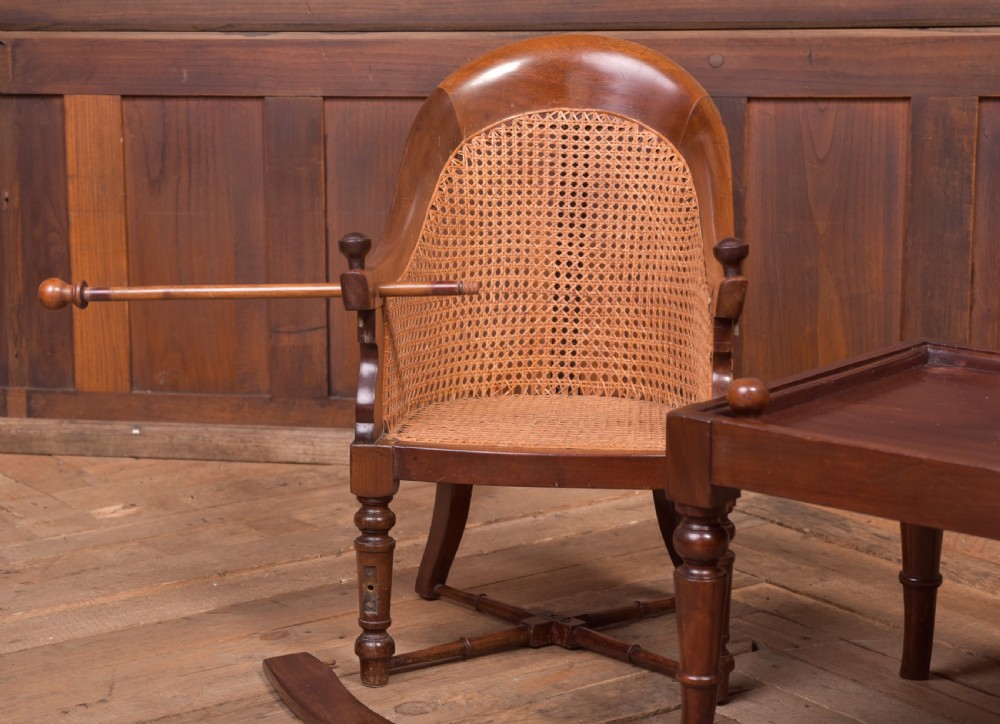 Edwardian Bergere High Chair View XIV