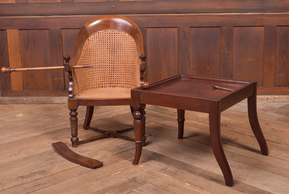 Edwardian Bergere High Chair View XV