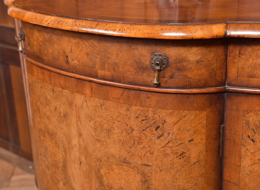 Walnut Demi Lune Cabinet View II