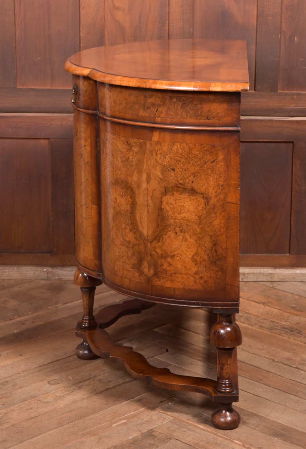 Walnut Demi Lune Cabinet View VI