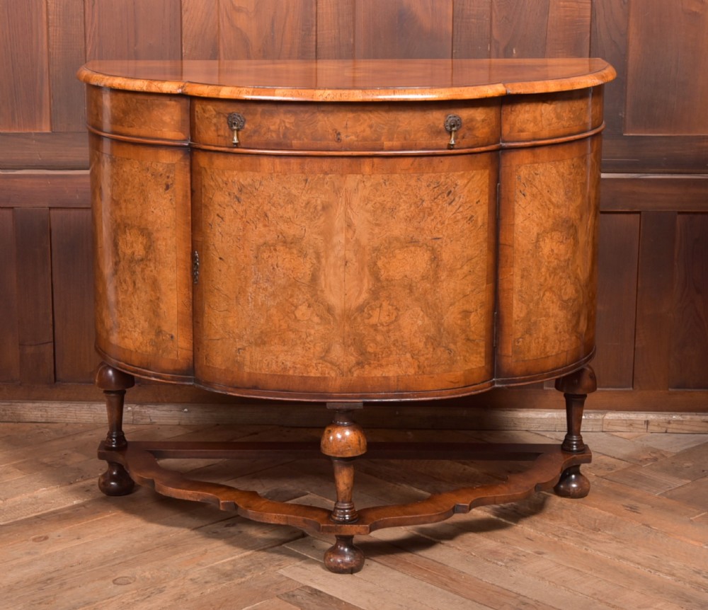 Walnut Demi Lune Cabinet View XI