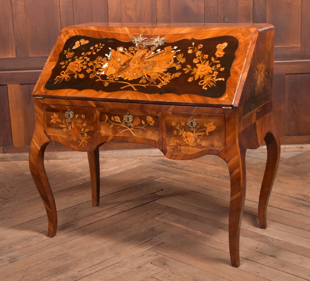 Continental Marquetry Writing Desk 