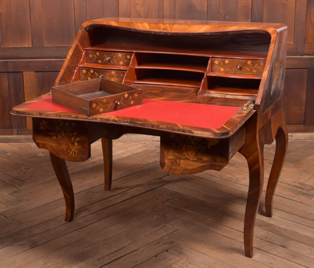 Continental Marquetry Writing Desk  View XI