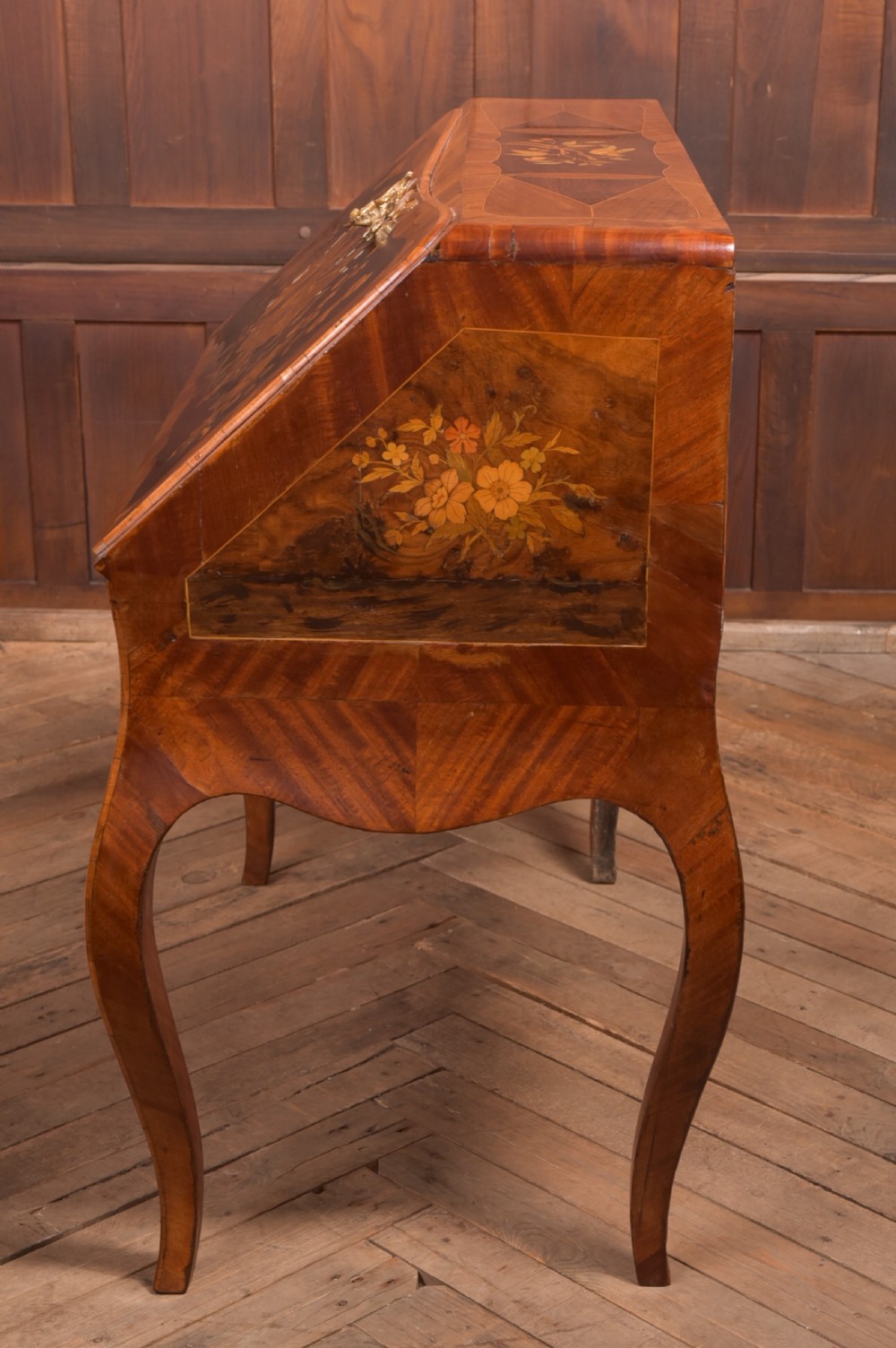 Continental Marquetry Writing Desk  View XII