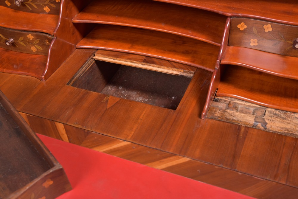 Continental Marquetry Writing Desk  View XIII