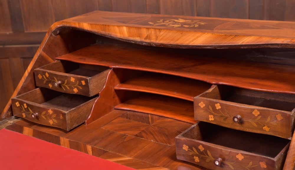 Continental Marquetry Writing Desk  View XIX