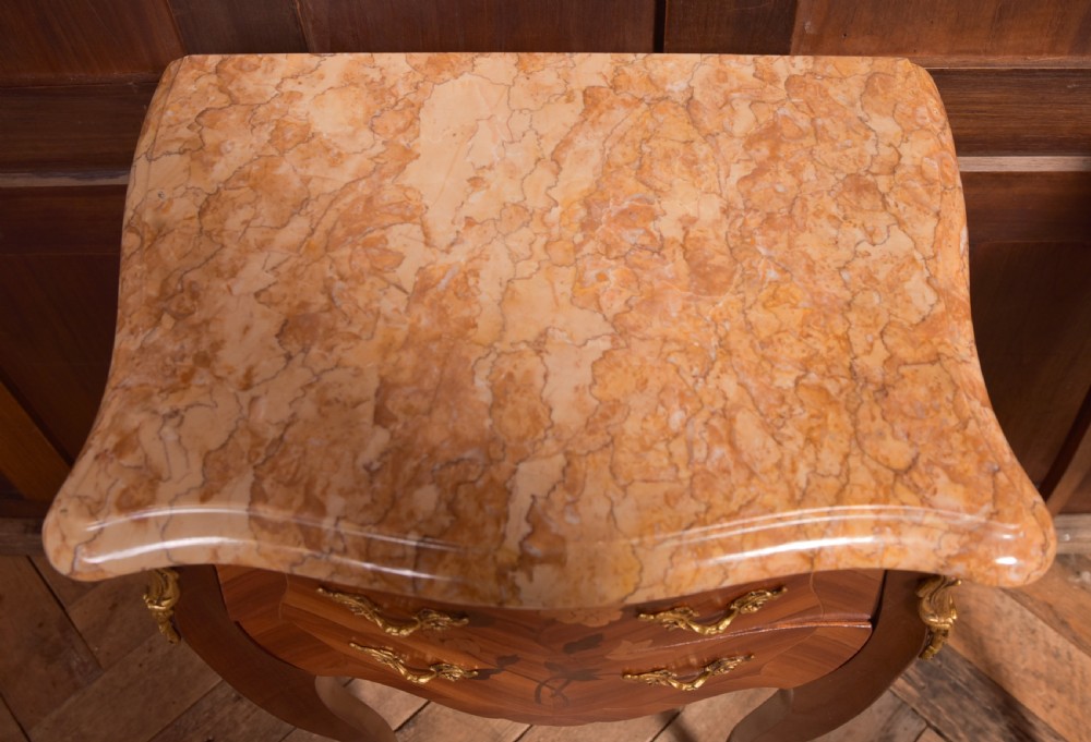 Pair of Marble Top Bedside Cabinets View VIII