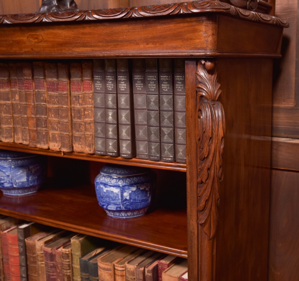 Victorian Open Bookcase View XVI