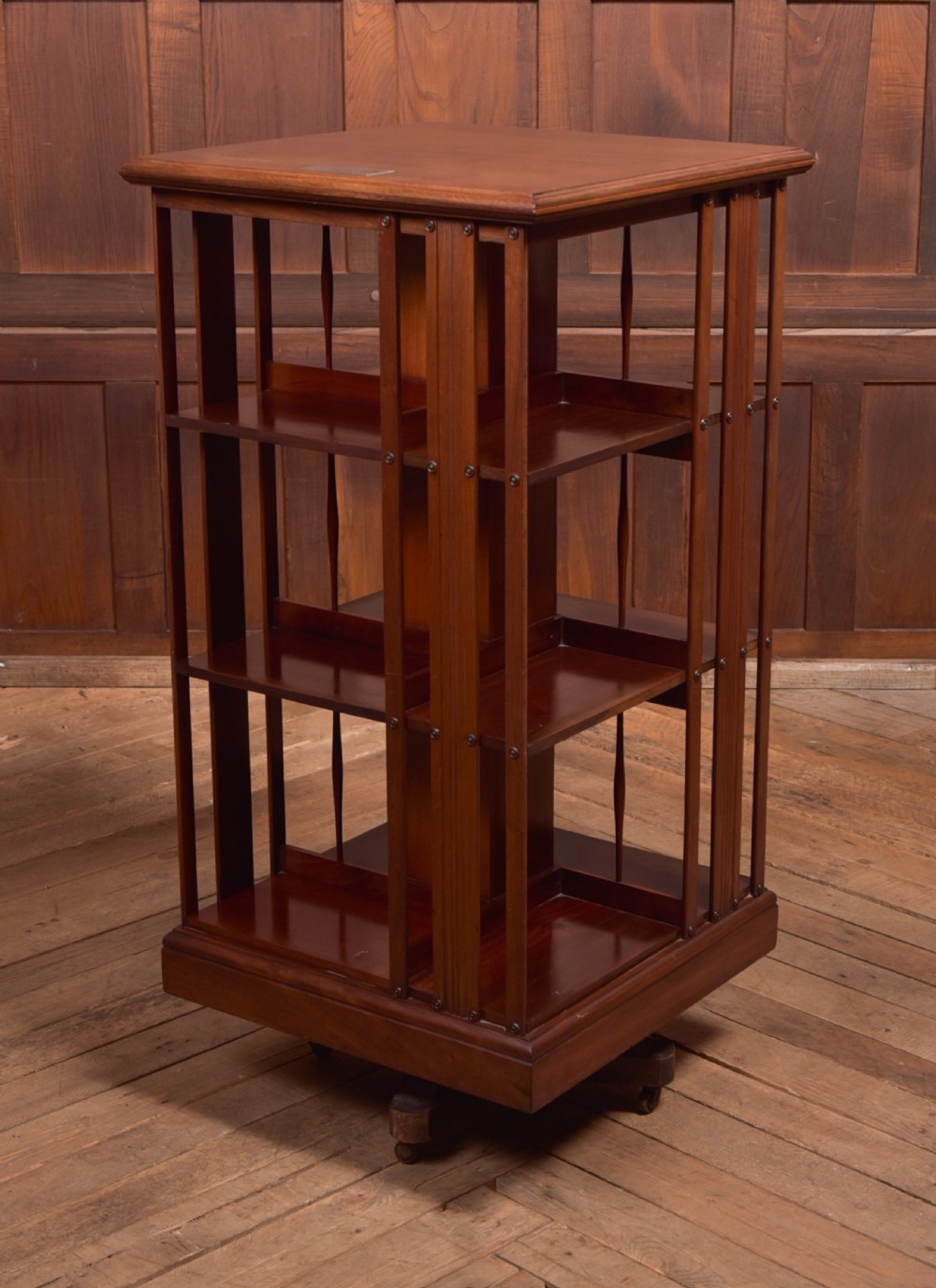 Edwardian Revolving Bookcase View II