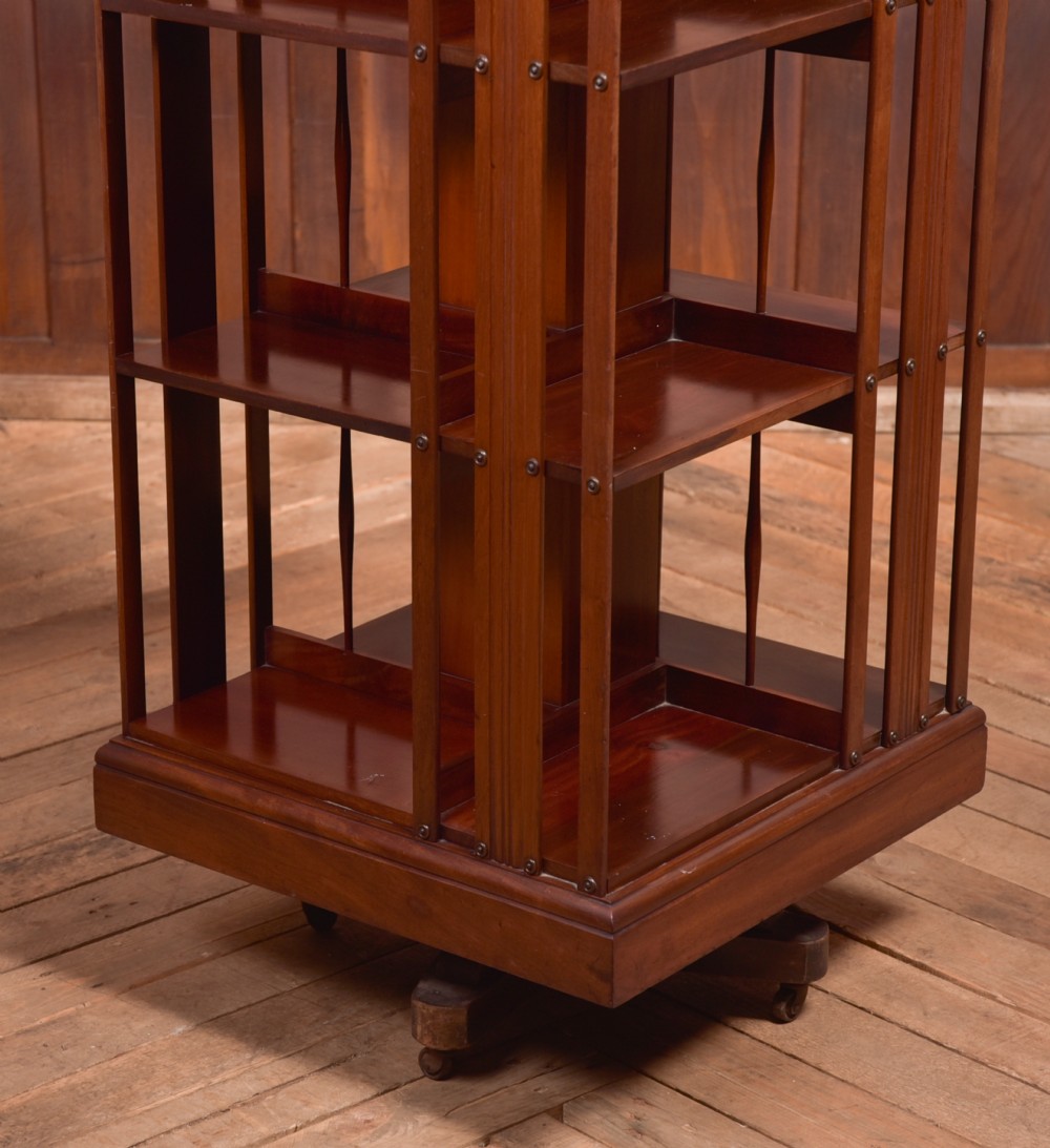 Edwardian Revolving Bookcase View IV