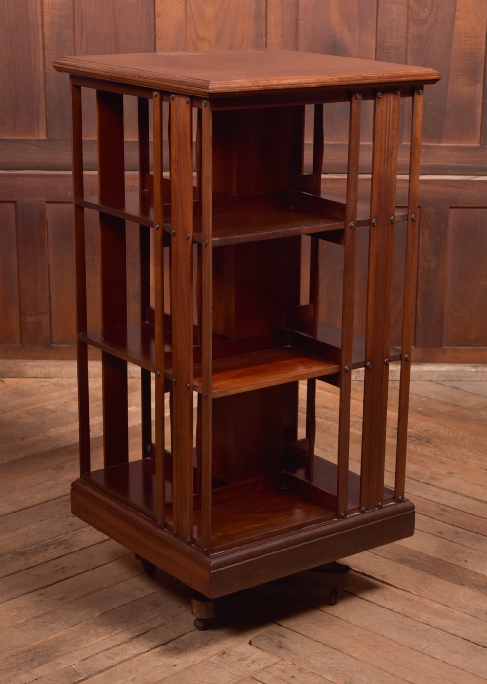 Edwardian Revolving Bookcase View VI
