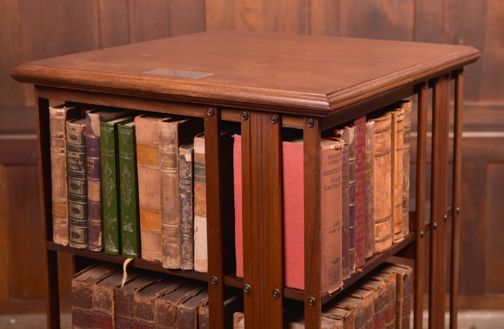 Edwardian Revolving Bookcase View VII