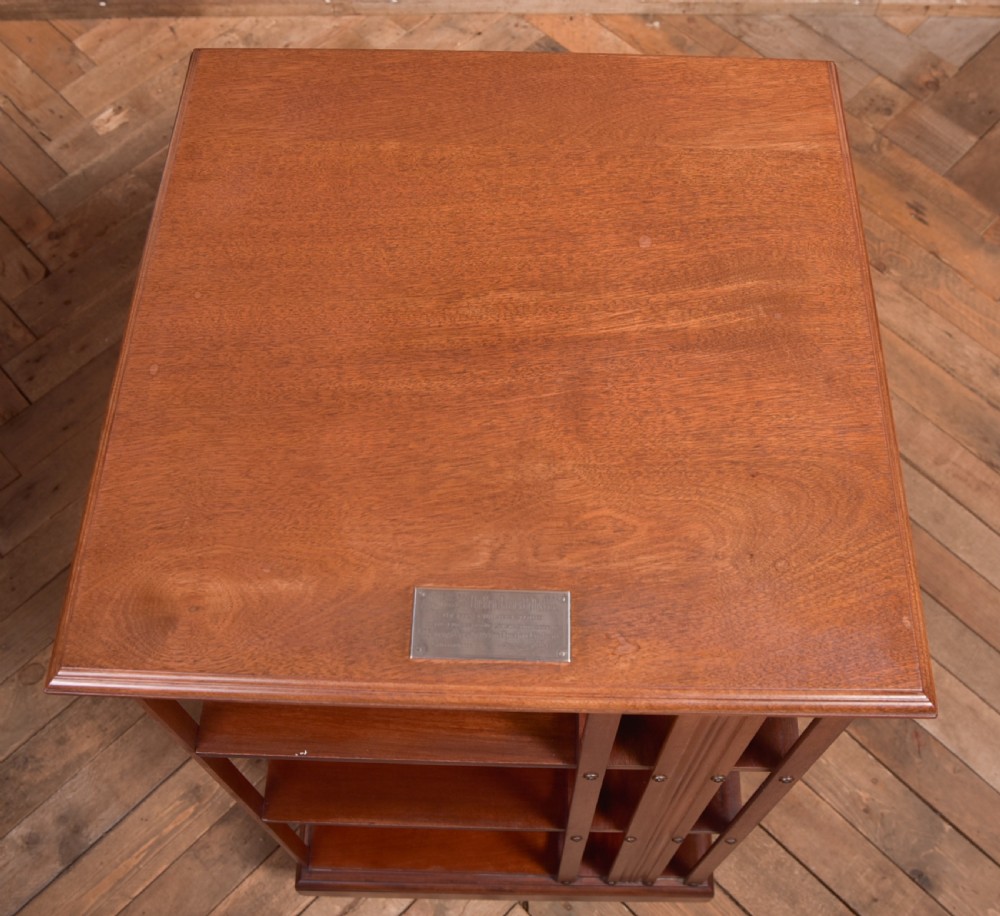 Edwardian Revolving Bookcase View X