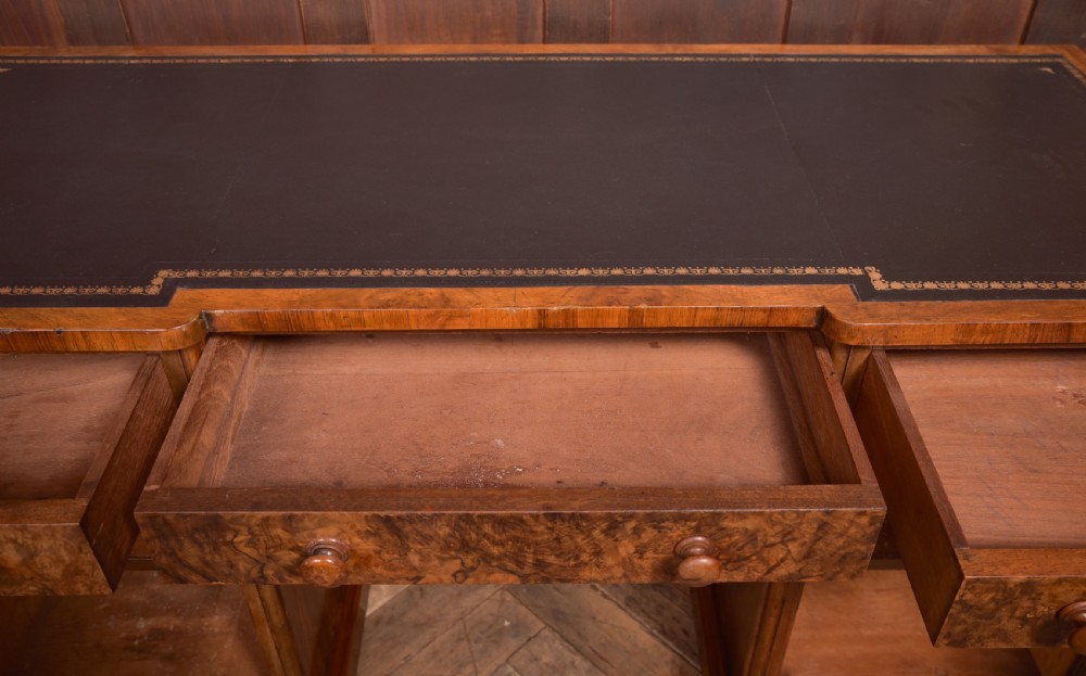 Victorian Walnut Writing Desk View V