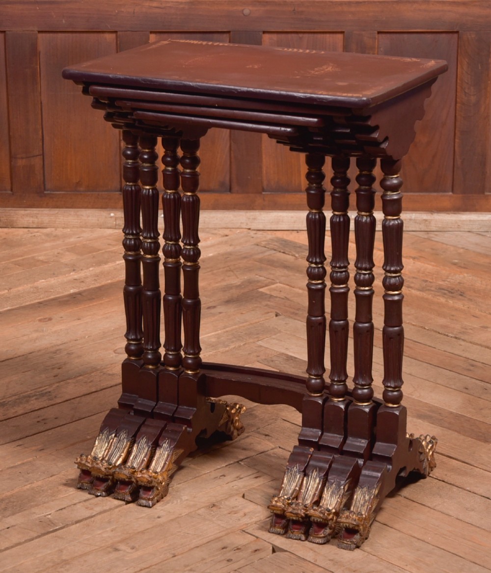 Oriental Nest of  4 Tables
