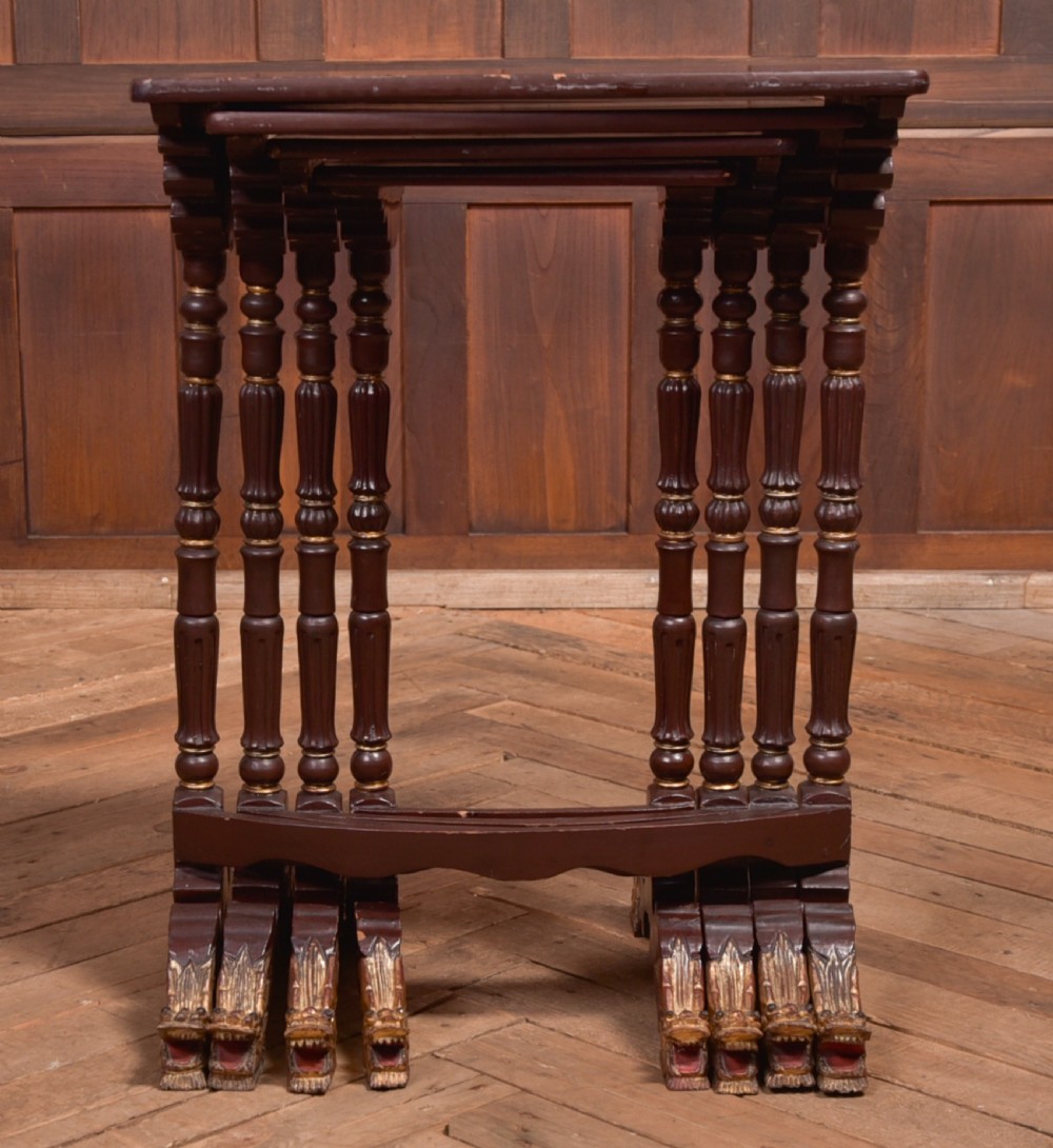 Oriental Nest of  4 Tables View XIV