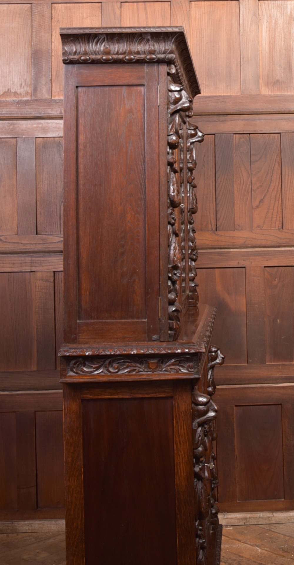 Oak Continental Bookcase  View XXV