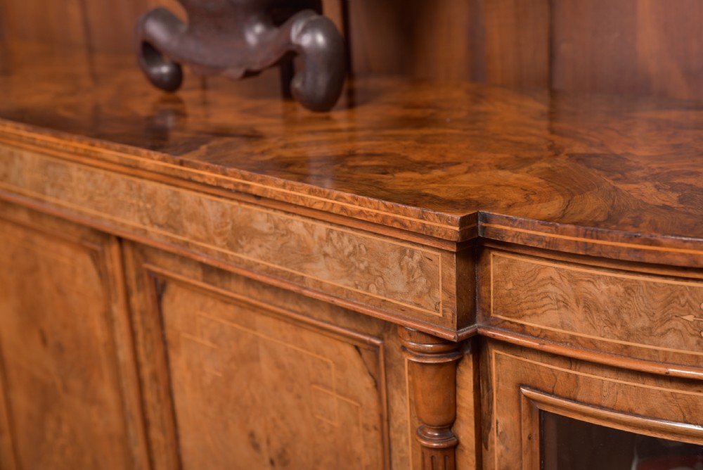 Victorian Walnut Credenza View VI