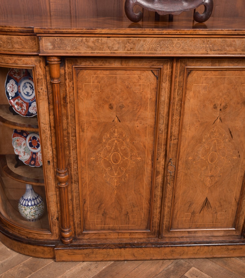 Victorian Walnut Credenza View VII